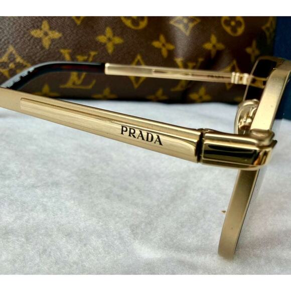Prada PR A53S Men's Brown Tinted Sunglasses - Picture 4 of 8